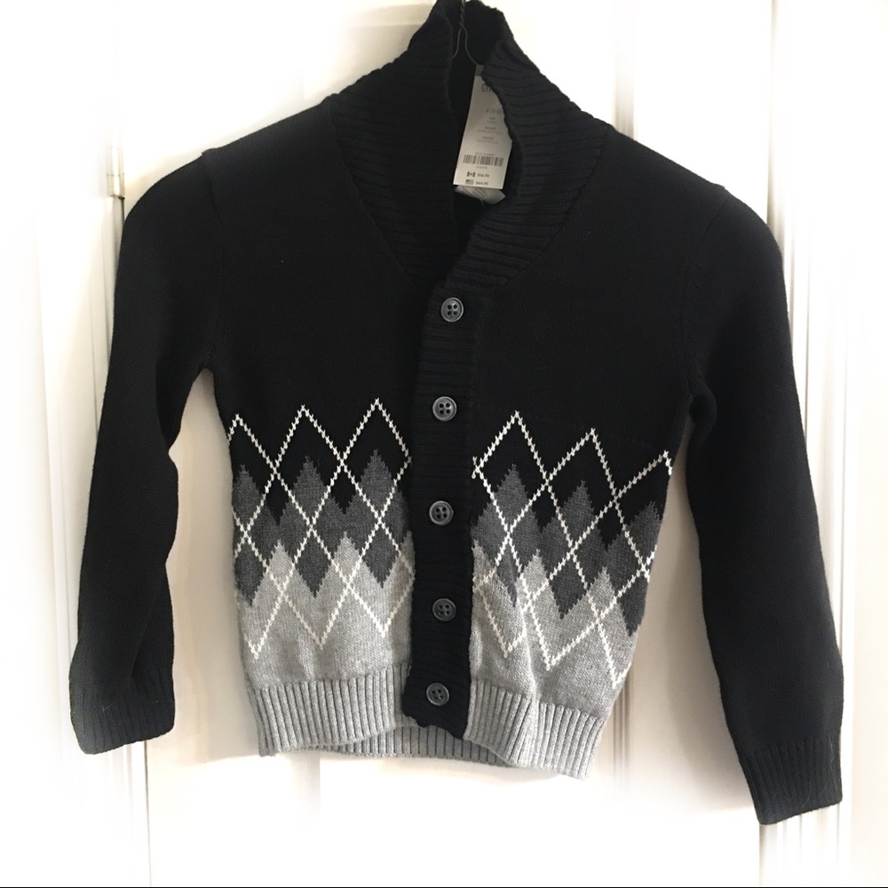 Gymboree Holiday Style Argyle Cardigan
